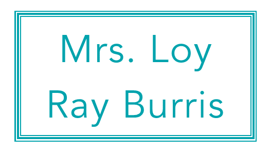 Mrs. Loy Ray Burris
