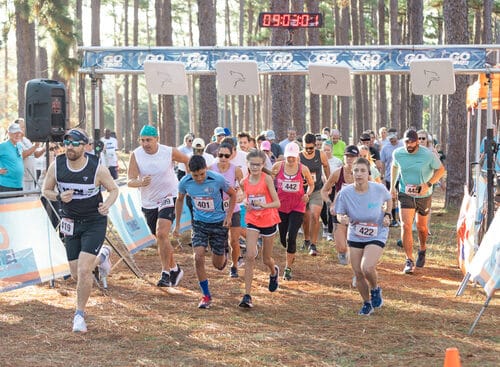 Race Participants Running