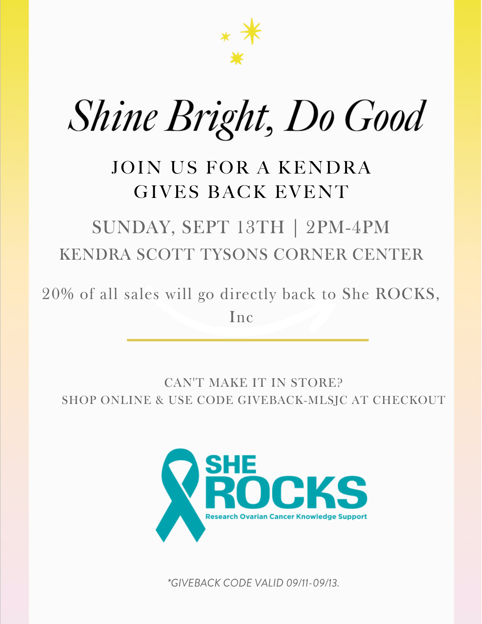 Kendra Scott Flyer